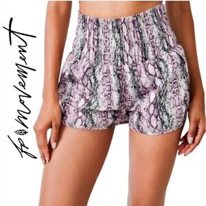Free People FP Movement The Way Home Printed Shorts S